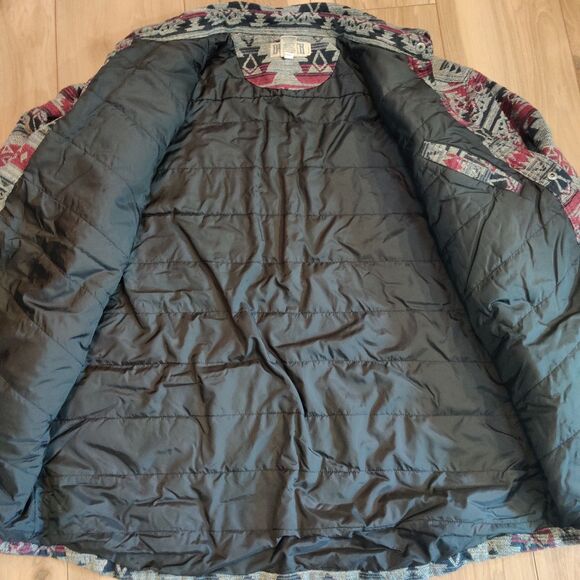 Duluth Trading Co Tucson Jacket Mens XL Relaxed Fit Southwestern Aztec Snap - Picture 3 of 15